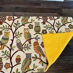 Owl Pillows and matching throw - Custom Made